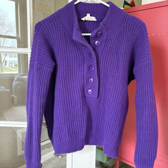 Lucas Jumper Sweater in Ultra Violet Size S - Picture 4 of 7